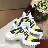 Louis Vuitton Red Slip-On Sneakers - Sole Detail View