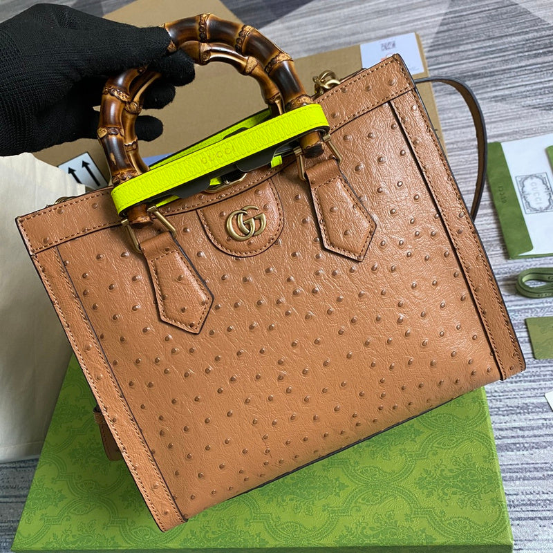 Back view of sleek polished women's handbag – women's luxury handbag