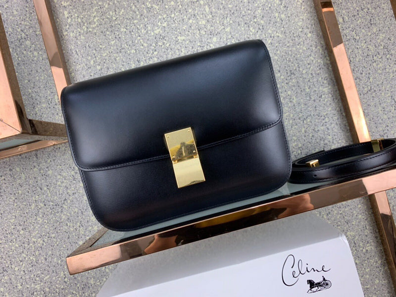 Side profile of elevated classic women's handbag – women's statement bag