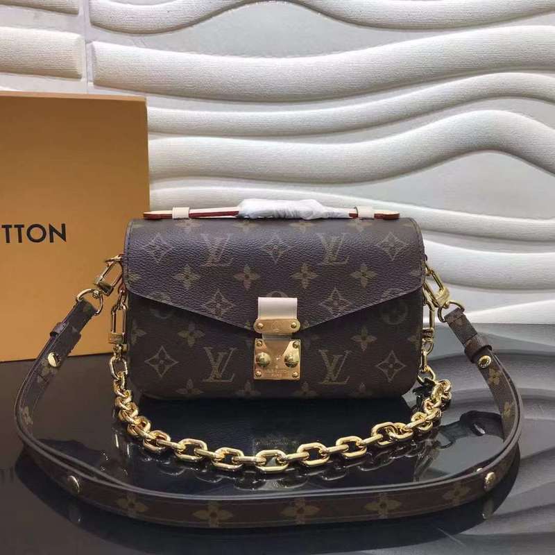 Front view of structured classic women's handbag – women's statement bag