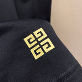 Close-up detail shot of Givenchy luxury clothing with everyday silhouette