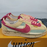 Nike neutral cream luxury sneakers view 8 breathable knit upper