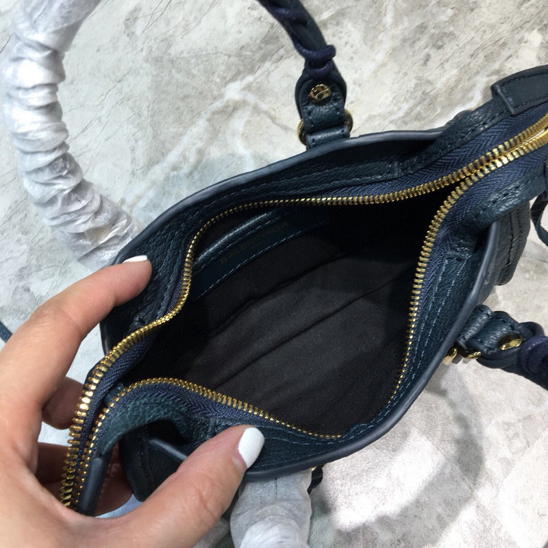 Contemporary Faux Leather Handbag - Sleek Minimalist Lines | Women's Designer-Inspired Purse #697 - alternate angle view (image 8) of designer-inspired handbag