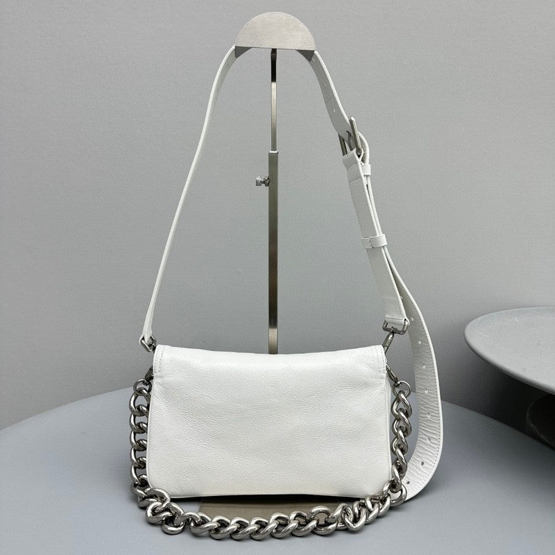 Zivas Charm Modern Edge Statement Handbag (Signature Shape & Finish) – Full Silhouette