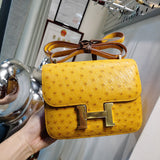 Close-up detail of considered bag design