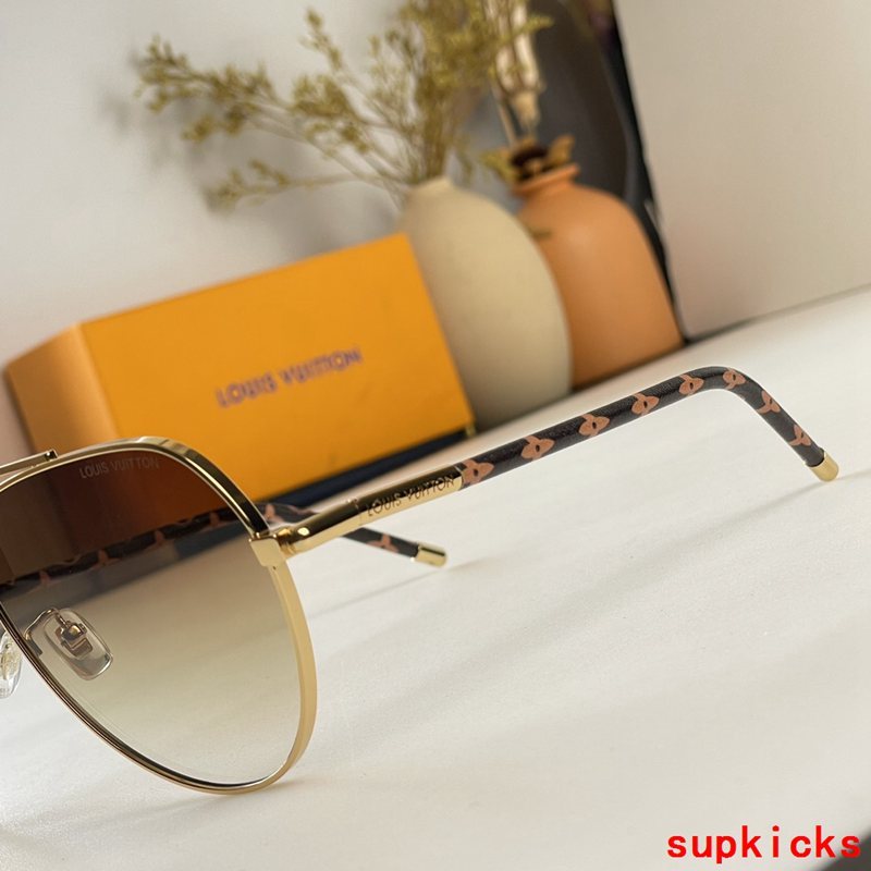 Side view of Louis Vuitton unisex sunglasses
