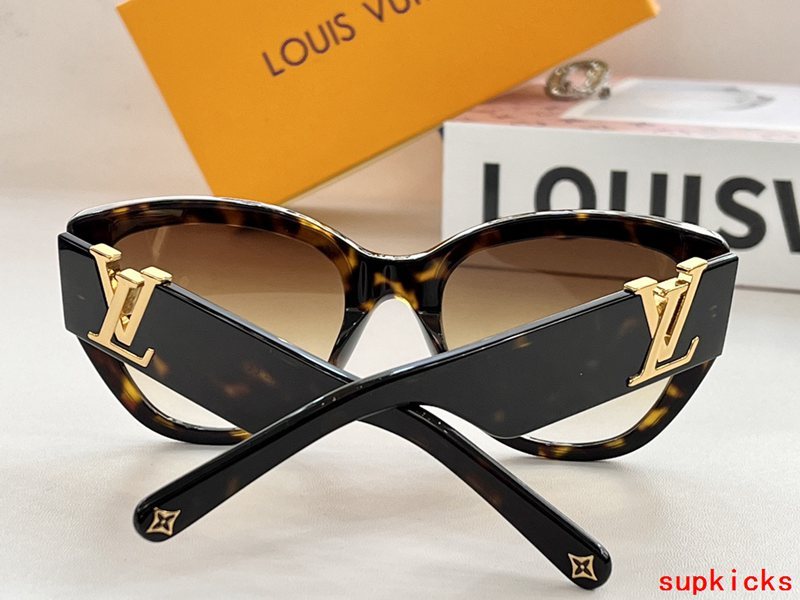 Front view of Louis Vuitton unisex sunglasses