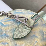 Top view of classic premium women's handbag – women's designer-style accessory