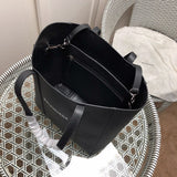 Close-up detail of chic everyday-luxe women's handbag – women's designer-style accessory