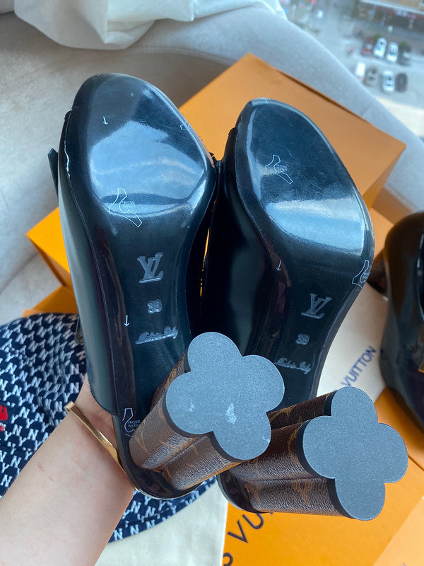 Louis Vuitton designer shoes full view