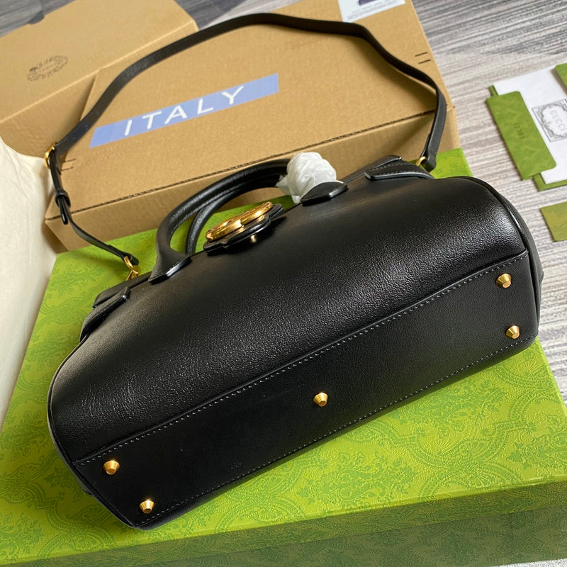 Styled lifestyle shot of elevated classic women's handbag – women's everyday handbag