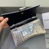 Sleek Vegan Leather Handbag - Premium Craftsmanship Detailing | Women's Designer-Inspired Purse #449 - styled full view (image 7) of designer-inspired handbag