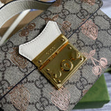 Side profile of classic elevated women's handbag – women's premium purse