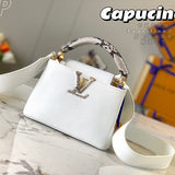 Front view of polished refined women's handbag – women's designer-style accessory