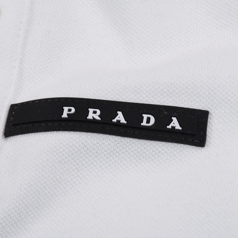 Full styled look of Polo cotton polo shirt with signature branding