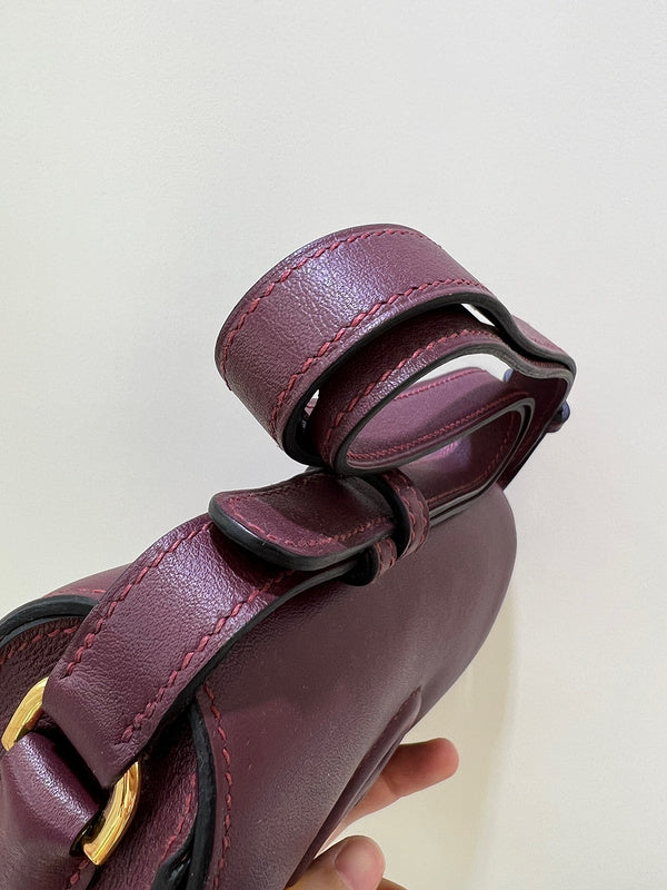 Close-up detail of graceful bag design