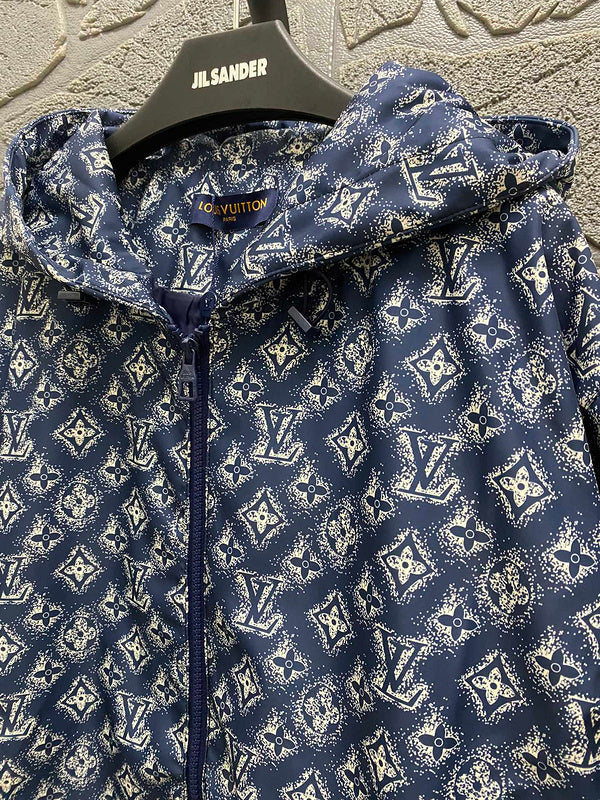 Side profile of Louis Vuitton luxury clothing with everyday silhouette