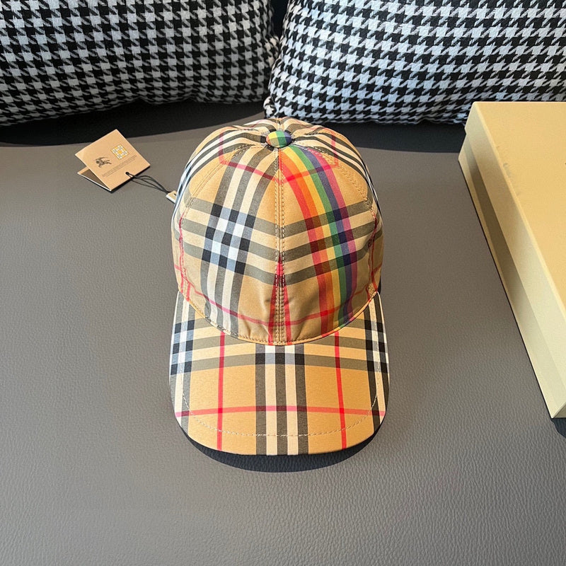 Front view of Burberry unisex cap