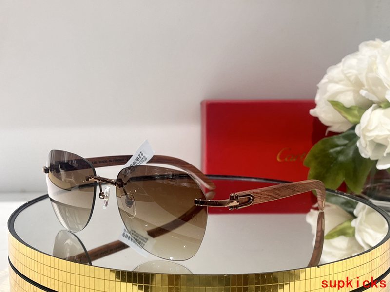 Lifestyle view of Cartier unisex sunglasses