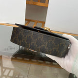 Back view of sleek everyday-luxe women's handbag – women's premium purse