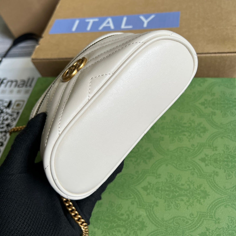 Back view of polished sleek women's handbag – women's luxury accessory