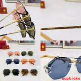 Side view of Cartier unisex sunglasses
