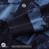 Close-up detail shot of Louis Vuitton luxury clothing with runway-inspired design