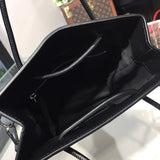 Refined Vegan Leather Handbag - Sleek Minimalist Lines | Women's Fashion Handbag #928 - alternate angle view (image 8) of designer-inspired handbag