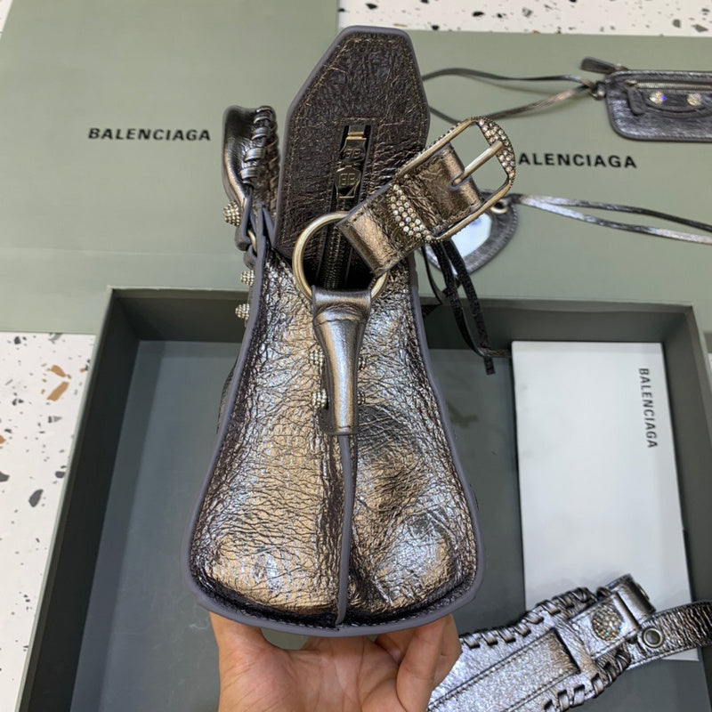 Modern Faux Leather Handbag - Premium Craftsmanship Detailing | Women's Premium Handbag #338 - back view (image 4) of designer-inspired handbag