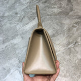 Effortless Premium PU Leather Handbag - Modern Structured Build | Women's Statement Accessory #852 - styled full view (image 7) of designer-inspired handbag