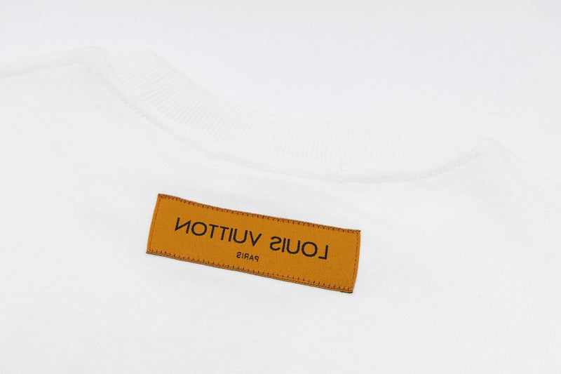 Side profile of Louis Vuitton luxury clothing with streetwear-inspired cut