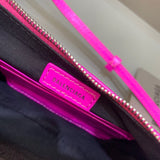 Contemporary Premium PU Leather Handbag - Smooth Faux-Leather Exterior | Women's Everyday Carry Handbag #348 - alternate angle view (image 8) of designer-inspired handbag