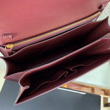 Close-up detail of signature classic women's handbag – women's designer-style accessory
