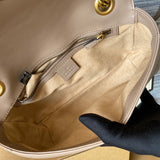 Side profile of classic everyday-luxe women's handbag – women's designer-style accessory