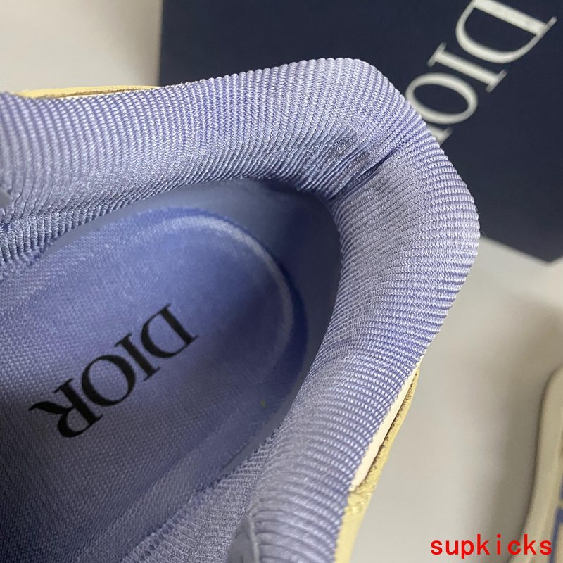 Dior Chocolate Brown Low-Top Sneakers - Angled View