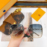 Angled view of Louis Vuitton unisex sunglasses