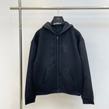 Front view of Louis Vuitton luxury clothing with label-forward styling