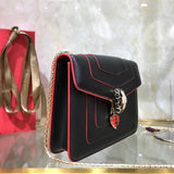 Refined Premium PU Leather Handbag - Signature Hardware Accents | Women's Statement Accessory #1792 - close-up detail shot (image 3) of designer-inspired handbag