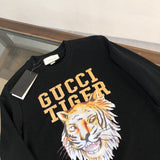 Close-up detail shot of Gucci luxury clothing with relaxed-fit cut