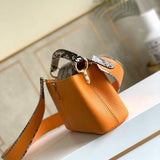Close-up detail of modern refined women's handbag – women's designer-style accessory