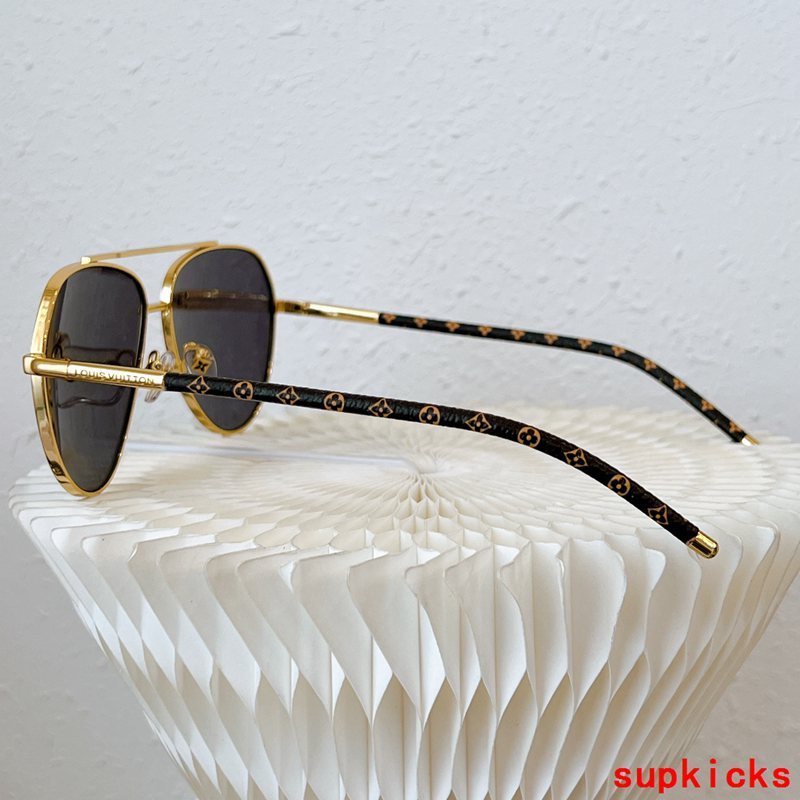Side view of Louis Vuitton unisex sunglasses
