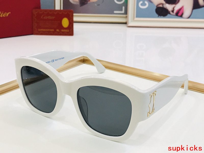 Angled view of Cartier unisex sunglasses
