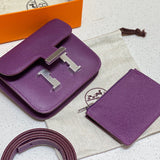Sleek bag shown from front angle