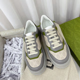 Gucci stone beige luxury sneakers view 4 chunky sole construction