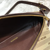 Elegant Faux Leather Handbag - Chic Everyday Appeal | Women's Everyday Carry Handbag #724 - alternate angle view (image 8) of designer-inspired handbag