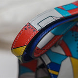 Close-up detail of curated bag design