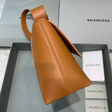 Effortless Faux Leather Handbag - Statement Silhouette | Women's Fashion Handbag #524 - close-up detail shot (image 3) of designer-inspired handbag