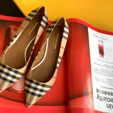 Sophisticated Faux Leather Shoes - Smooth Faux-Leather Finish | Women's Statement Footwear #1514 - back view (image 4) of designer-inspired shoes