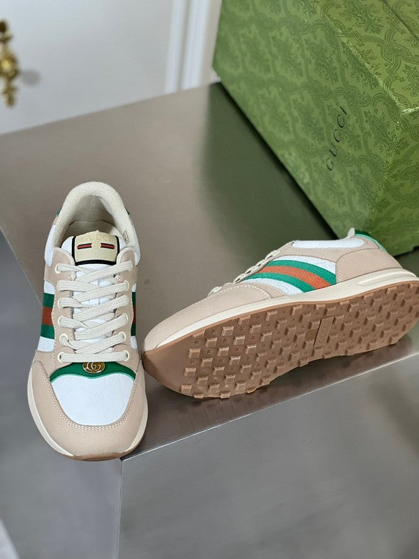 Gucci fresh white-and-black luxury sneakers view 9 streetwear statement look