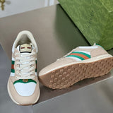 Gucci fresh white-and-black luxury sneakers view 9 streetwear statement look